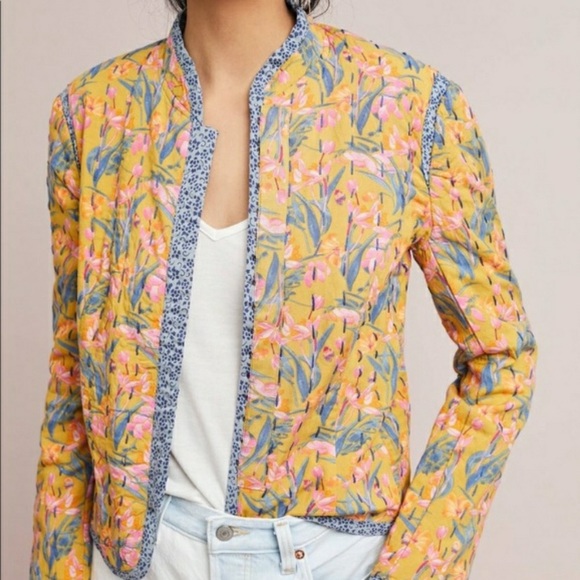 Anthropologie Waverly Quilted Jacket Medium - Picture 2 of 5